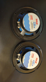 Kit de altavoces y estéreo digital LCD, impermeables, (USADO).
