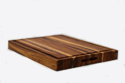 Tabla de madera de Teca para picar, cortar y servir, 3BROS.