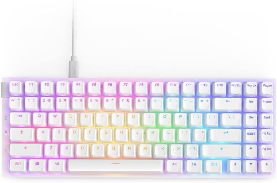 Teclado NZXT Function 2 Minitkl Óptico RGB Actuación Ajustable