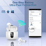 Auriculares Wasart J55 Inalámbricos Bluetooth 5.3