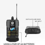 Sistema Debra Audio Pro UHF 4 Canales Bodypack