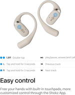 Audífonos Bluetooth Shokz OpenFit Inalámbricos Negro