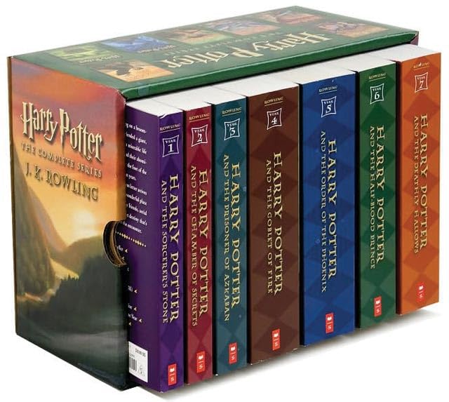 Serie completa de libros de Harry Potter, de J.K. Rowling.