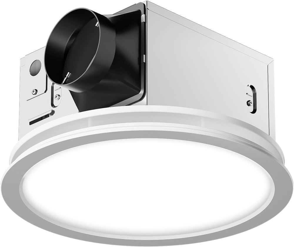 Extractor de baño Fitop con luz, 1100 lúmenes, para montaje en techo.