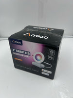 Amico Paquete de 4 luces LED empotrables 4"