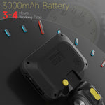 Boroscopio articulado bidireccional con luz, pantalla IPS, 5