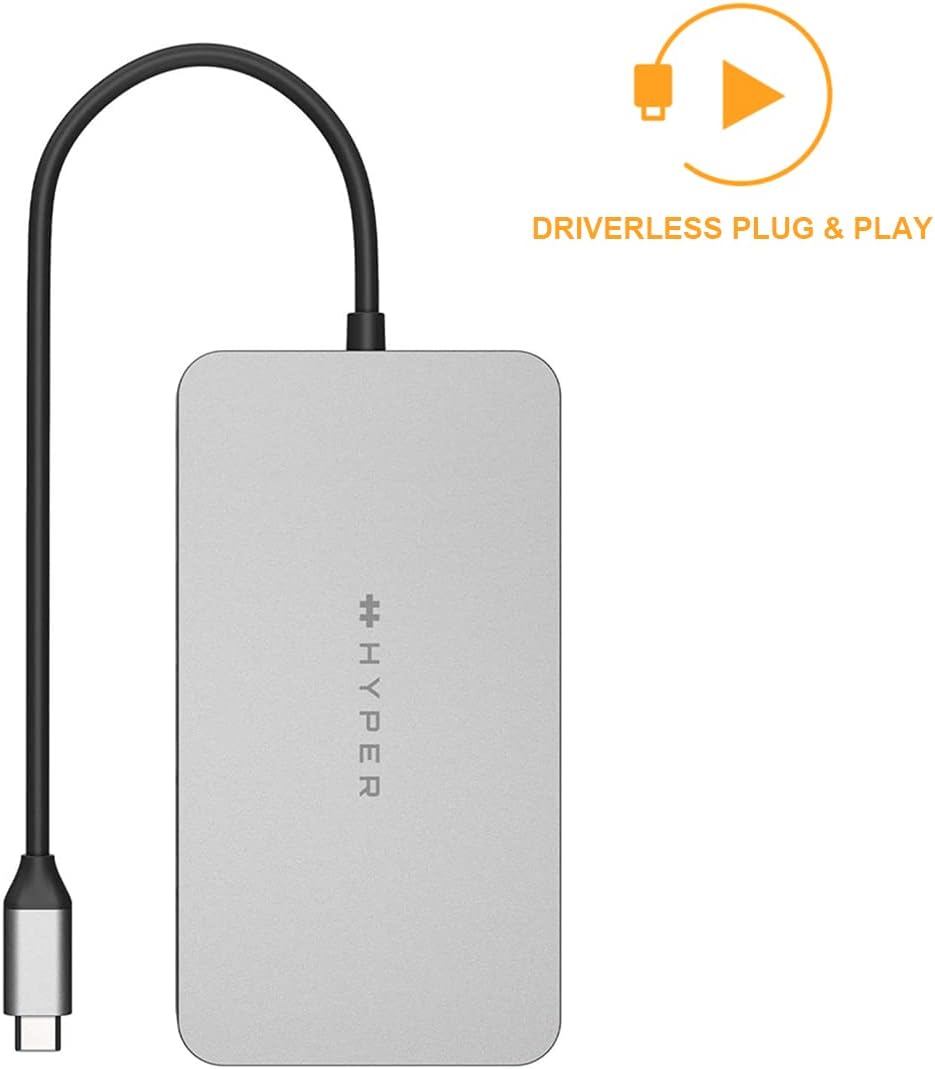 Concentrador USB C Hyper Drive M1 M2 para MacBook