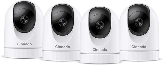 Cinnado 2K cámaras de seguridad para el hogar, cámara WiFi de 2.4 GHz.