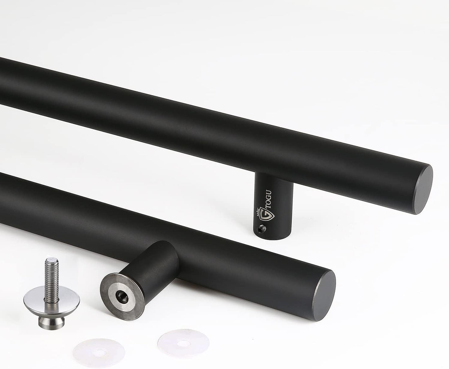 TOGU Manija de puerta de acero inoxidable, 36", Mate.