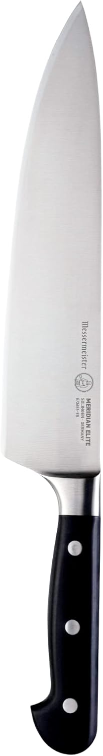 Cuchillo de chef, Messermeister Meridian Elite, 9", Stealth.