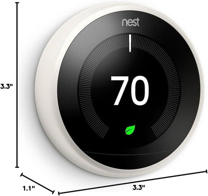 Google Nest Learning Termostato Inteligente WiFi Blanco Plus