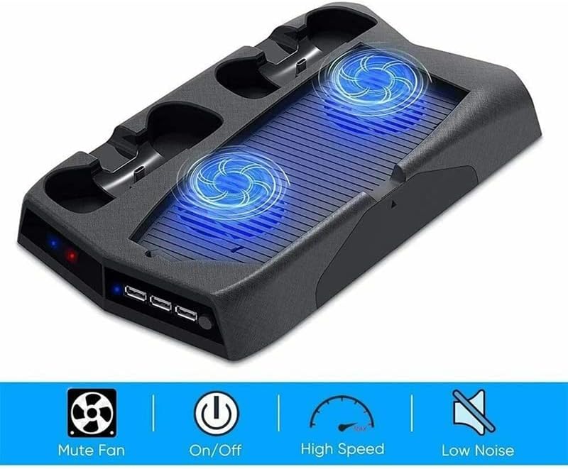 Base de carga para PS5 con ventilador de succión (USADO).