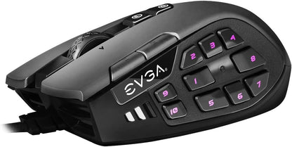 Mouse Gamer EVGA X15 MMO 16000 DPI 20 Botones RGB