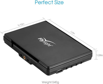 Monitor FPV Flysight 7" Diversity 1024x600 Integrado (USADO)