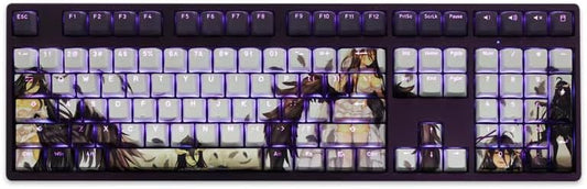 Juego de teclas retroiluminadas, Overlord Albedo PBT, KEYOTIM.