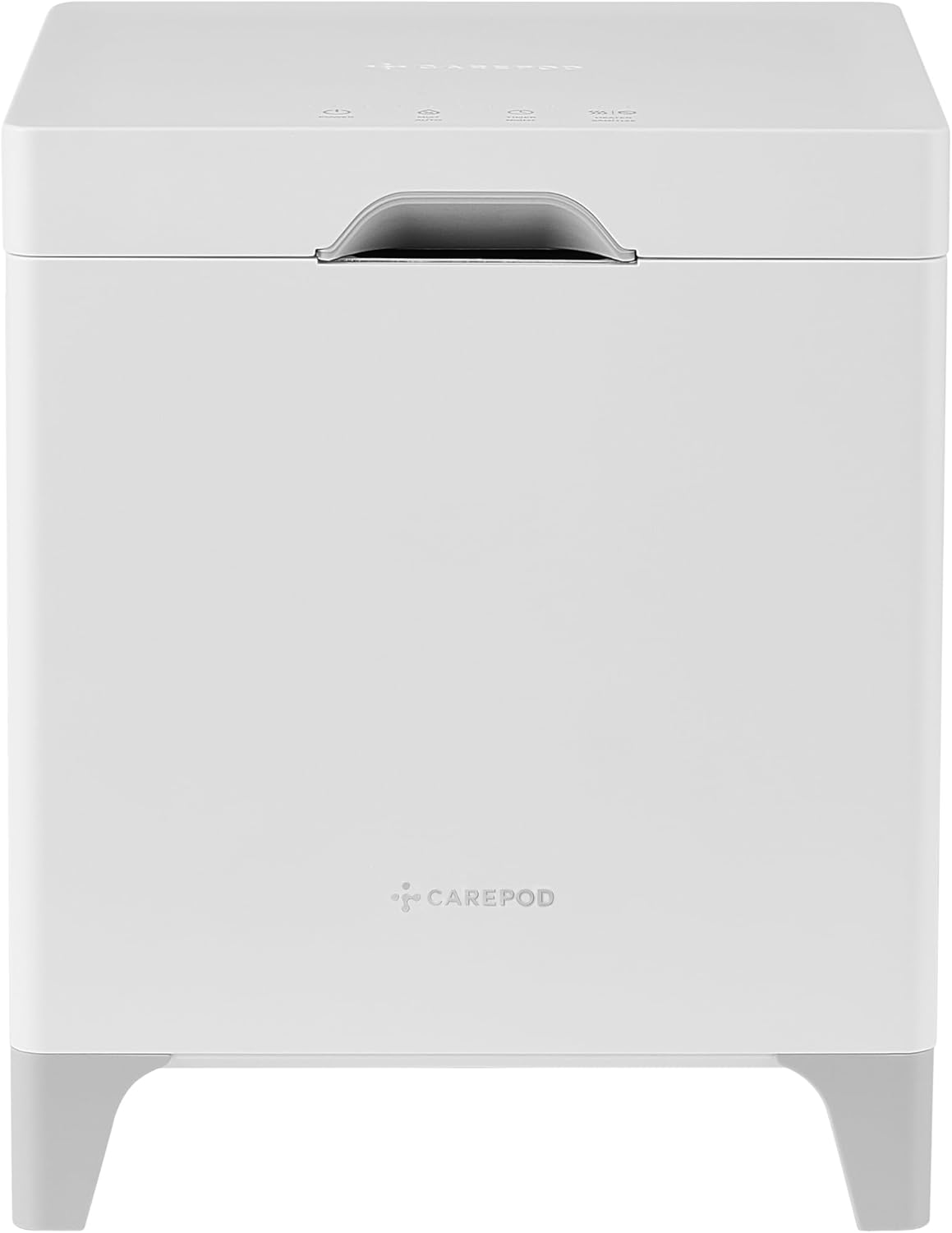 Humidificador híbrido, Carepod, acero inoxidable frío/cálido (USADO).