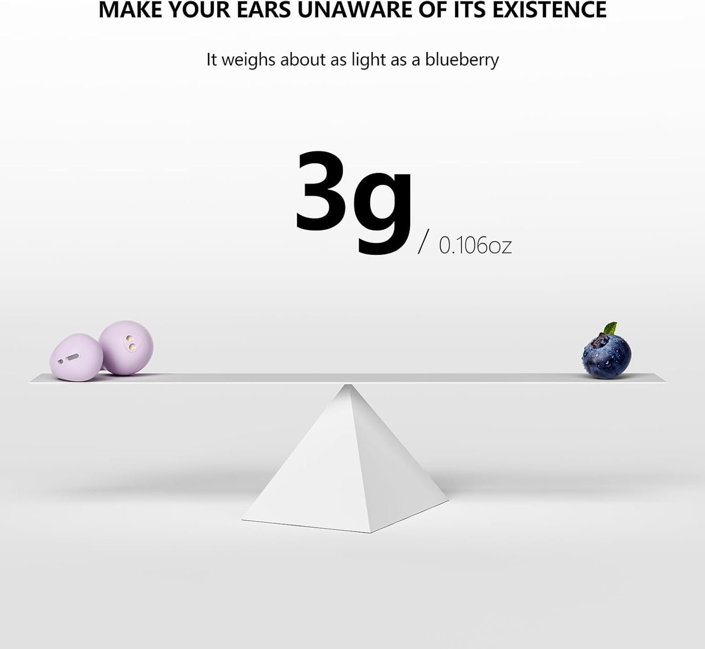 Auriculares de oreja abierta con clip Morados (Usados)