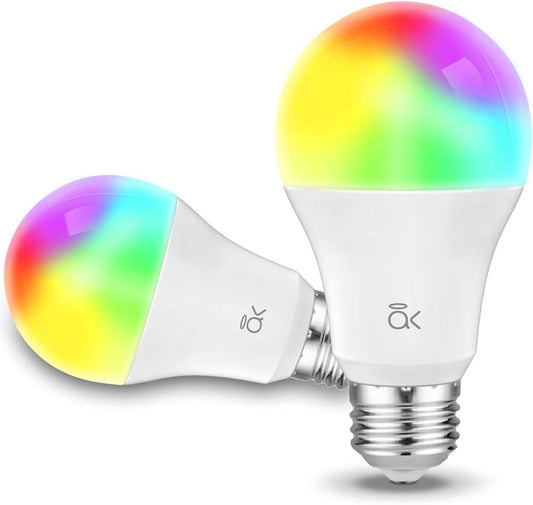 Bombillas inteligentes, AL Abovelights, compatible con Alexa,(9 W).