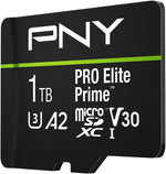 Memoria MicroSD 1TB PNY Pro Elite Prime U3 V30 A2 200MB/s SD