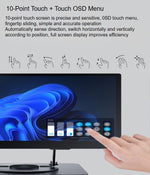 Monitor portátil Tanxjia HX156UT, 15.6", visualización táctil OLED 4K.