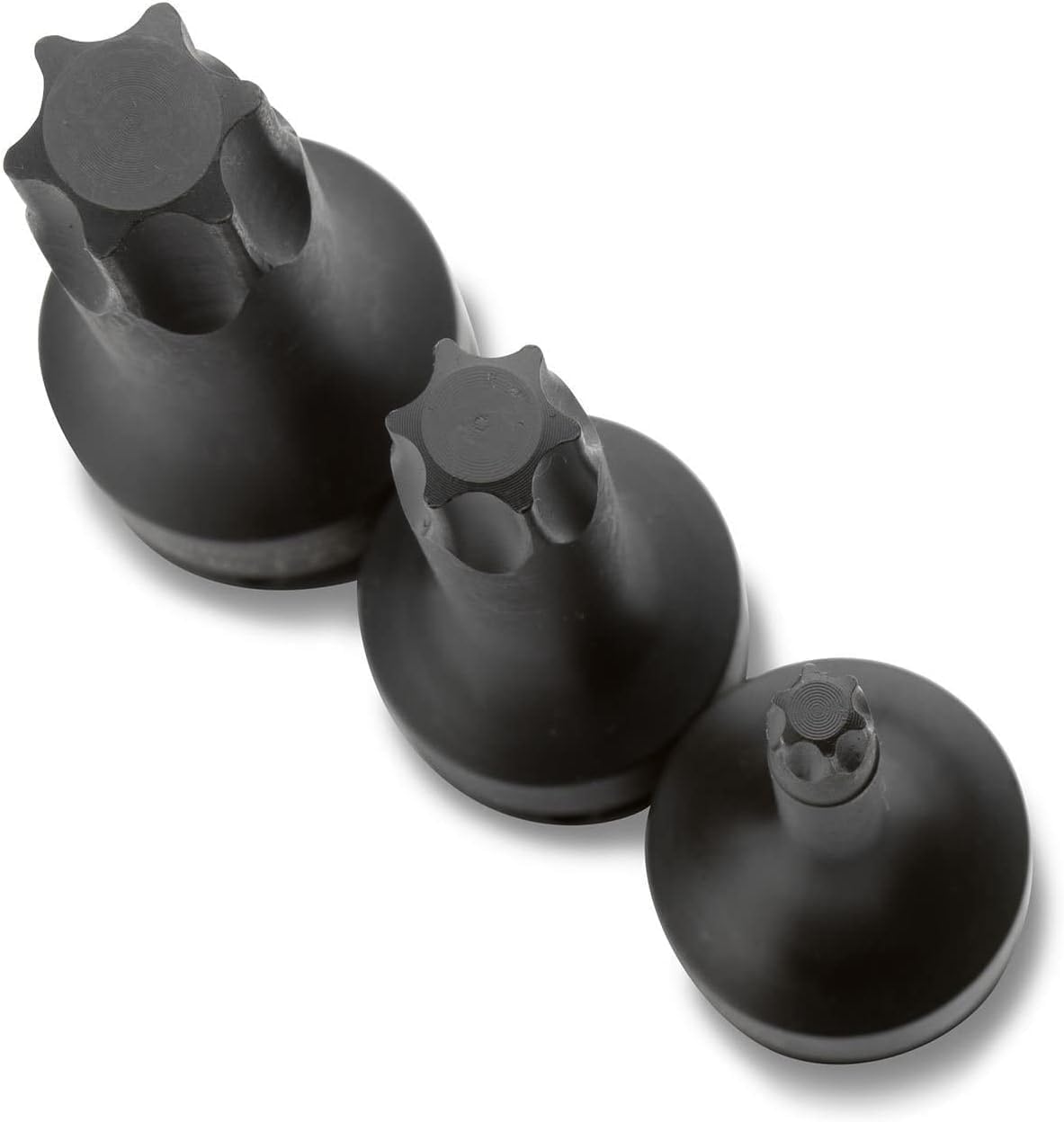 Kit de llaves Torx Star de 1/2", 8 piezas, T30 a T70, CR-MO(DETALLE)