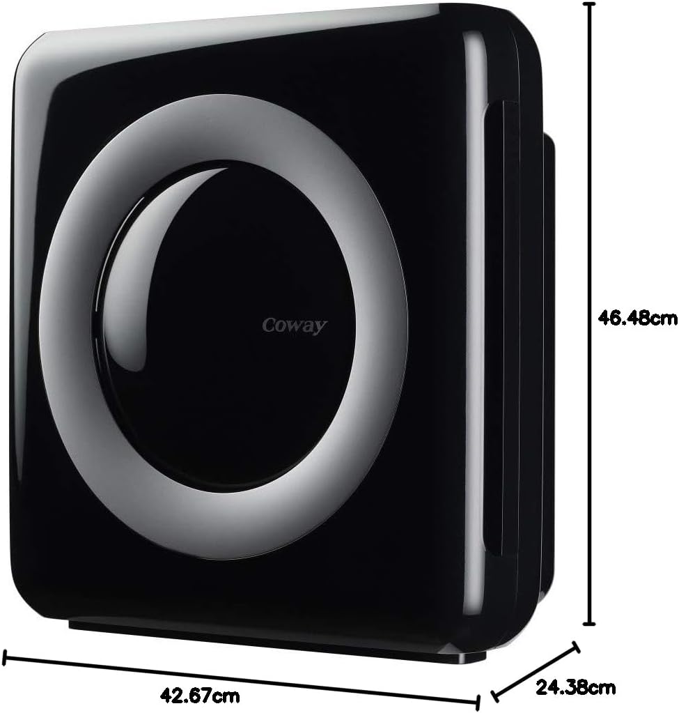 Coway Airmega Purificador HEPA monitoreo de Calidad del Aire, AP-1512HH(W)