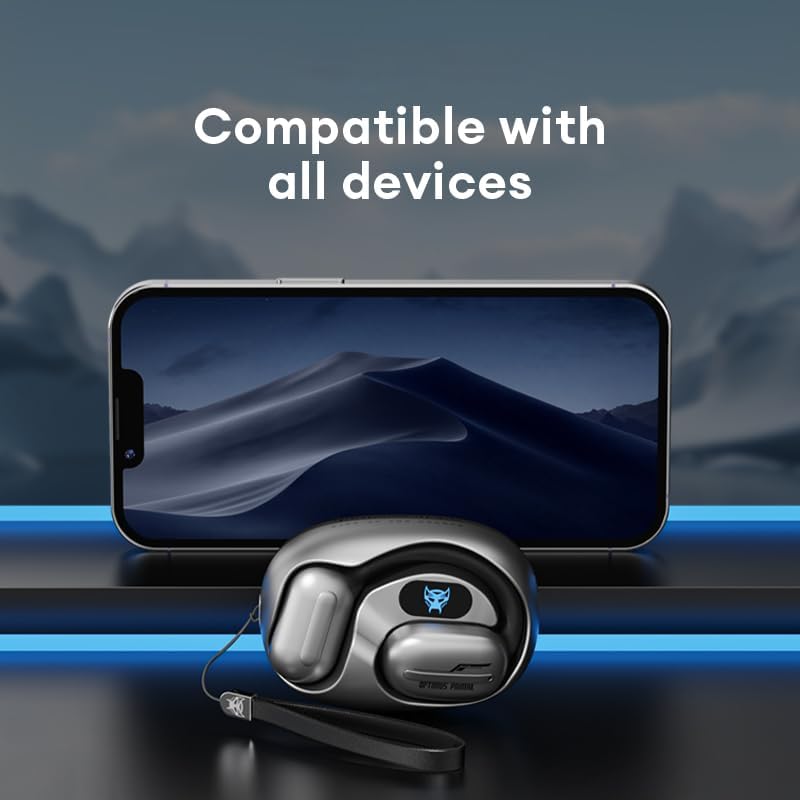 Auriculares inalámbricos inalámbricos Bluetooth 5.4 con ganchos para los oídos.