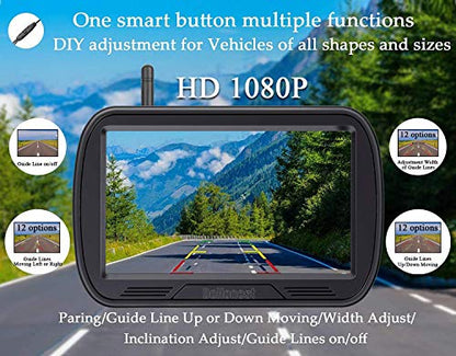 Cámara Reversa Inalámbrica Dohonest V25 HD 1080P 5"