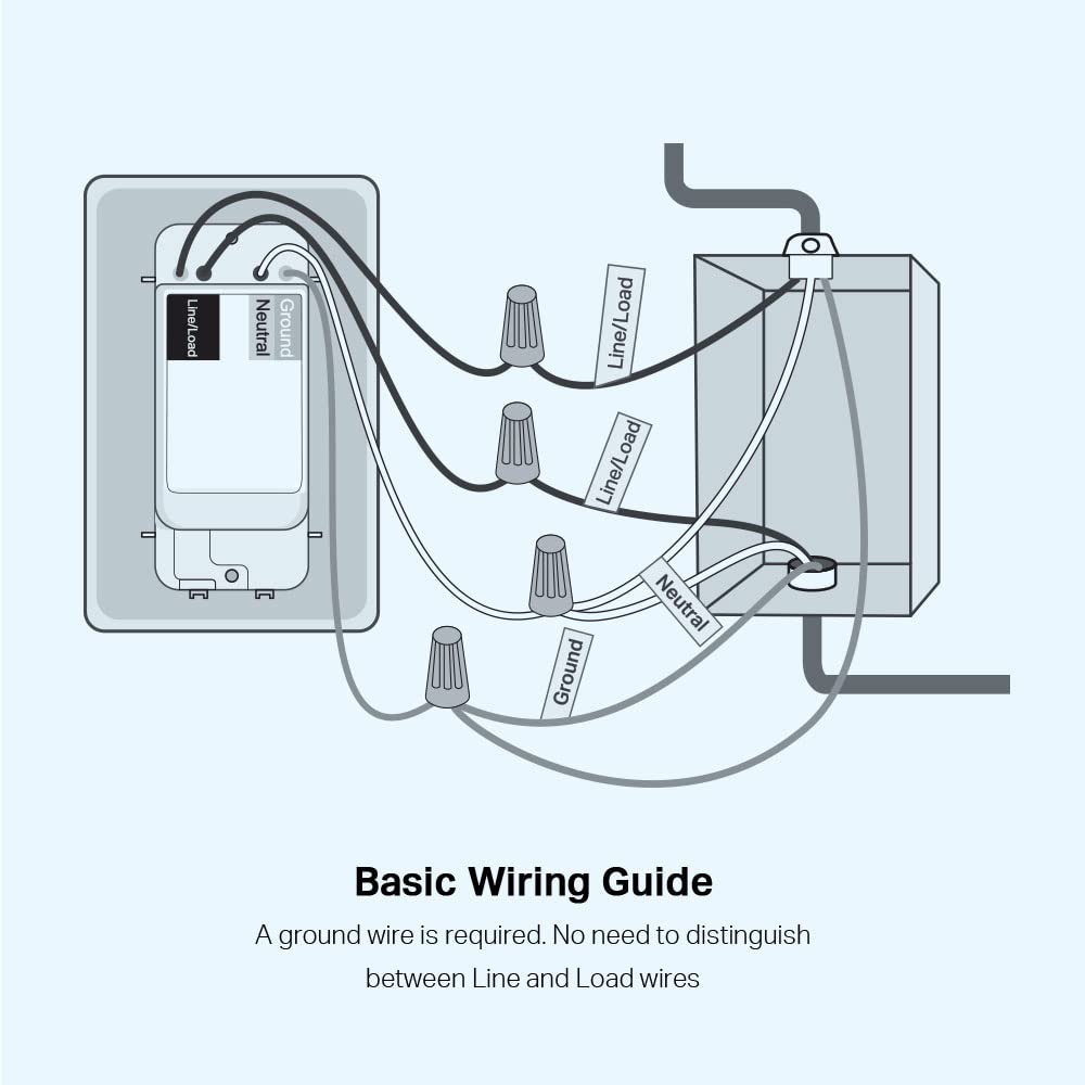 TP-Link Tapo Interruptor de luz inteligente, de un solo polo.