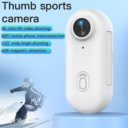 Mini Cámara Corporal 4K POV Acción 170° Con Audio SPORTS CAM