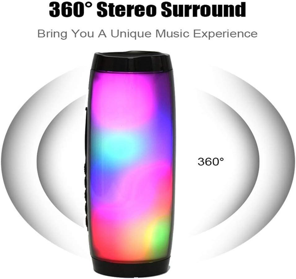 Bocina Bluetooth M -157 Con Pantalla De Led De Colores