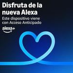 Amazon Echo Dot, bocina Alexa con sonido vibrante, ideal para hogar.