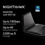 Router Netgear Nighthawk RAXE300 WiFi 6E AXE7800 Tri-Band