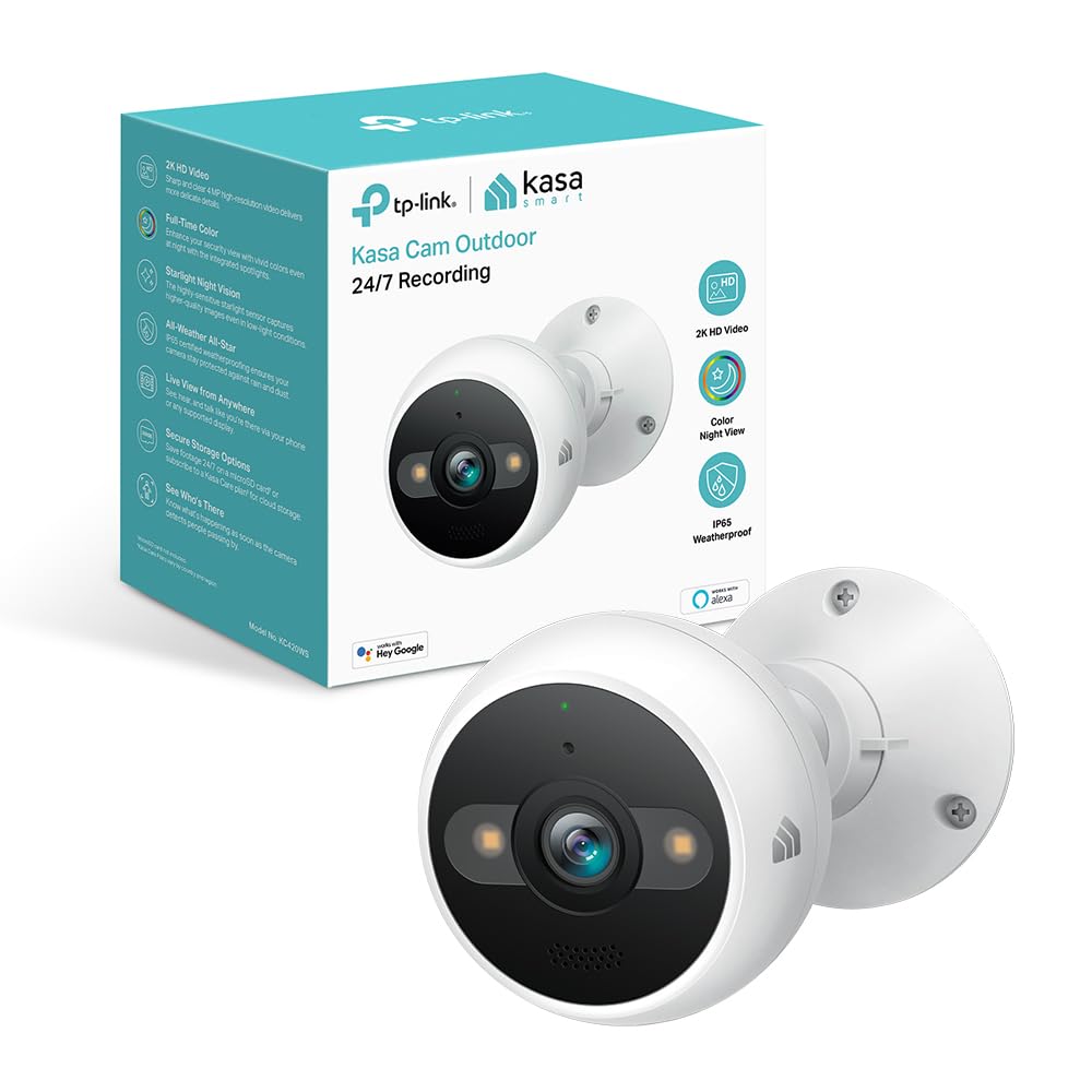 Kasa 4MP 2K Security Camera Outdoor Wired.(USADA)