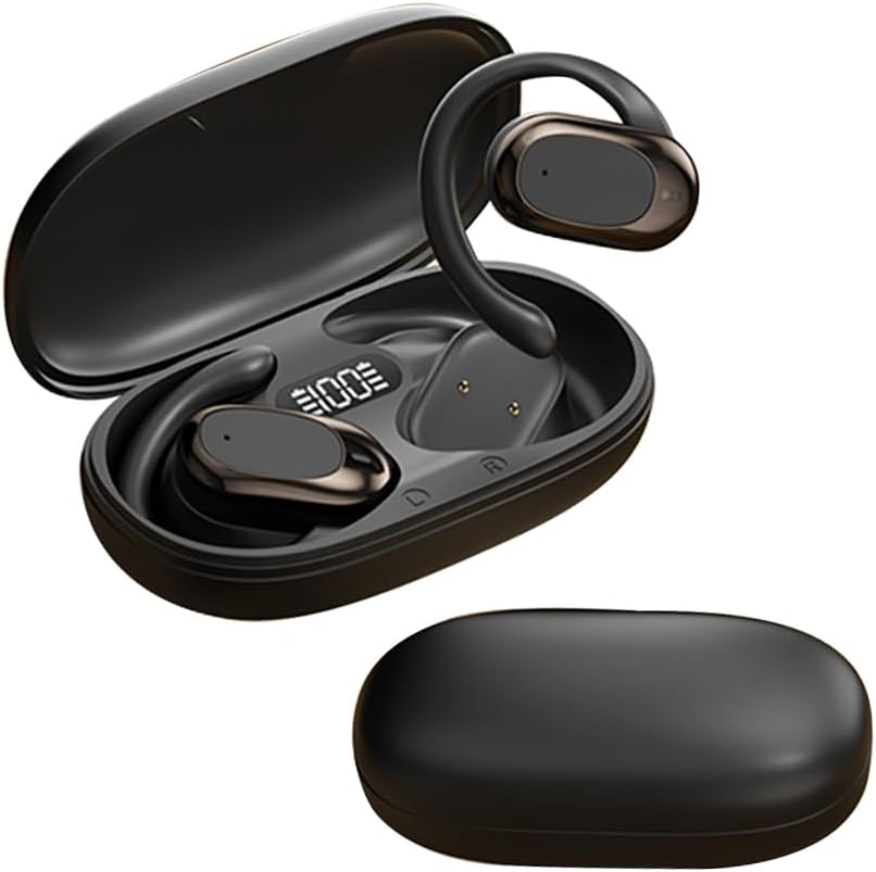 EWTTO Auriculares Abiertos Bluetooth 5.3, Auriculares Inalámbricos Deportivos.