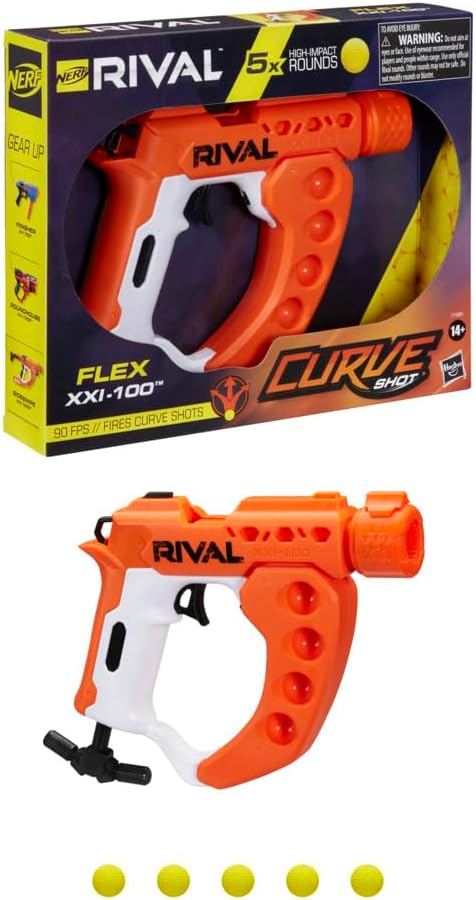 NERF Rival Curve Shot  Flex XXI-100 Blaster