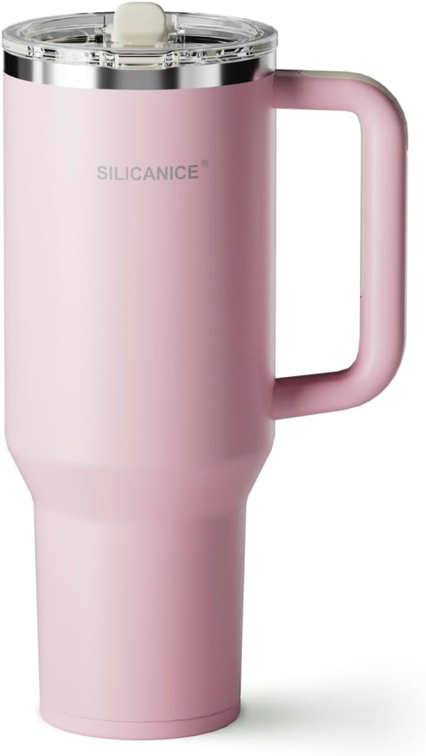 Vaso, stainless steel, 40oz, con popote; aislado, hermético, sin BPA.