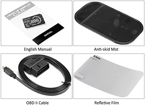 AUTOLOVER - Parabrisas para coche A8 de 5,5 pulgadas.