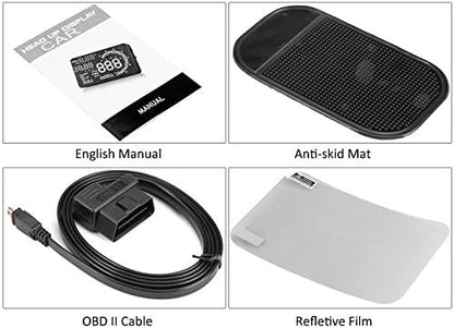 AUTOLOVER - Parabrisas para coche A8 de 5,5 pulgadas.