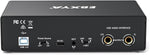 Interfaz de audio USB EBXYA 2x2, para grabación transmisión y podcasting.