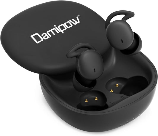 Damipow - Auriculares inalámbricos para dormir, tecnología de bloqueo de ruido.