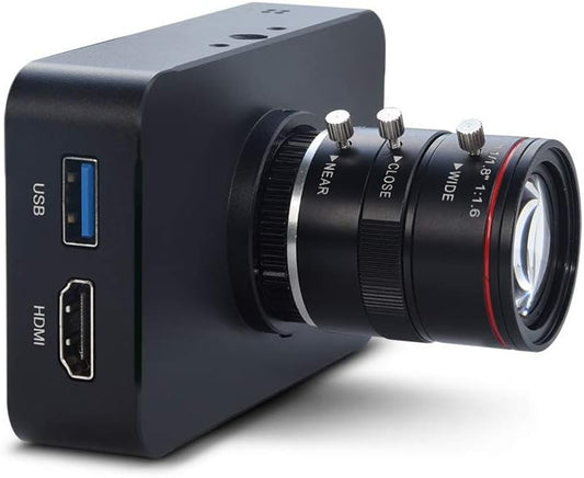 Cámara HDMI de 12 MP 1080P USB HD Streaming Enseñanza, USADO