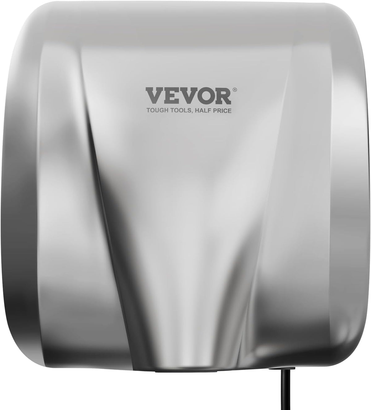 Secador de manos VEVOR de acero inoxidable montado en pared de baño comercial