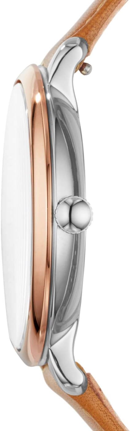 Fossil Jacqueline, Reloj para mujer con correa de piel, analógico.