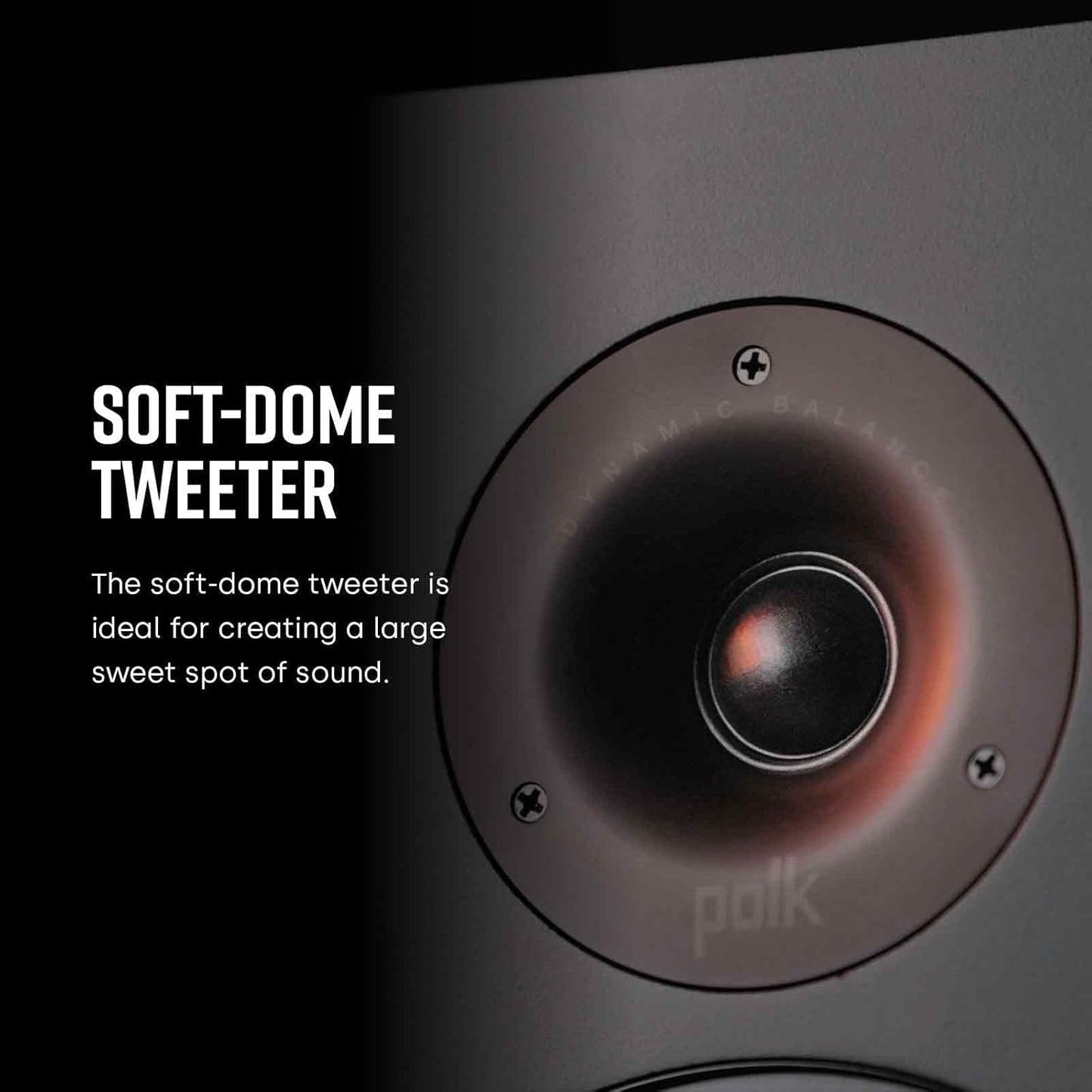 Polk Audio T50 Bocina Tipo Columna, Negro, (DETALLE).