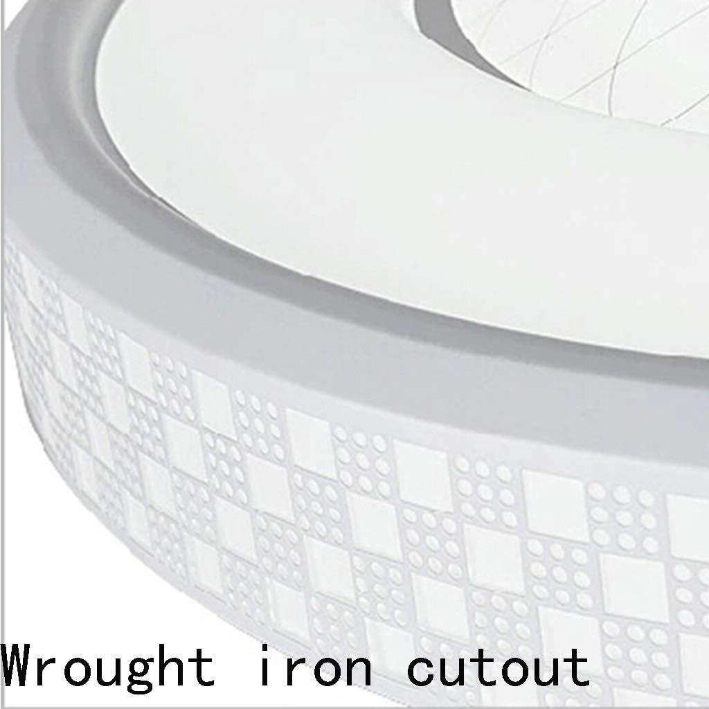 Lámpara de Techo LED, cuerpo metalico, labrado y ligero.