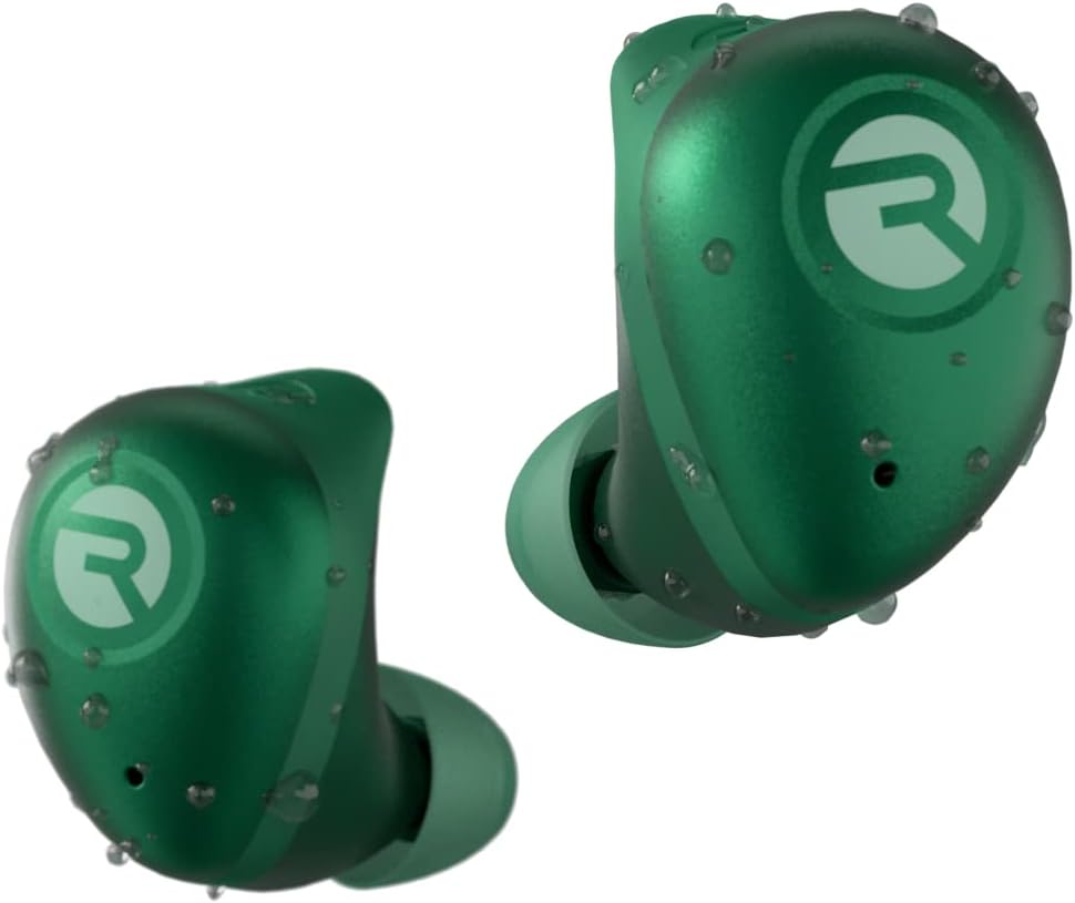 Raycon Fitness - Auriculares inalámbricos,VERDES.