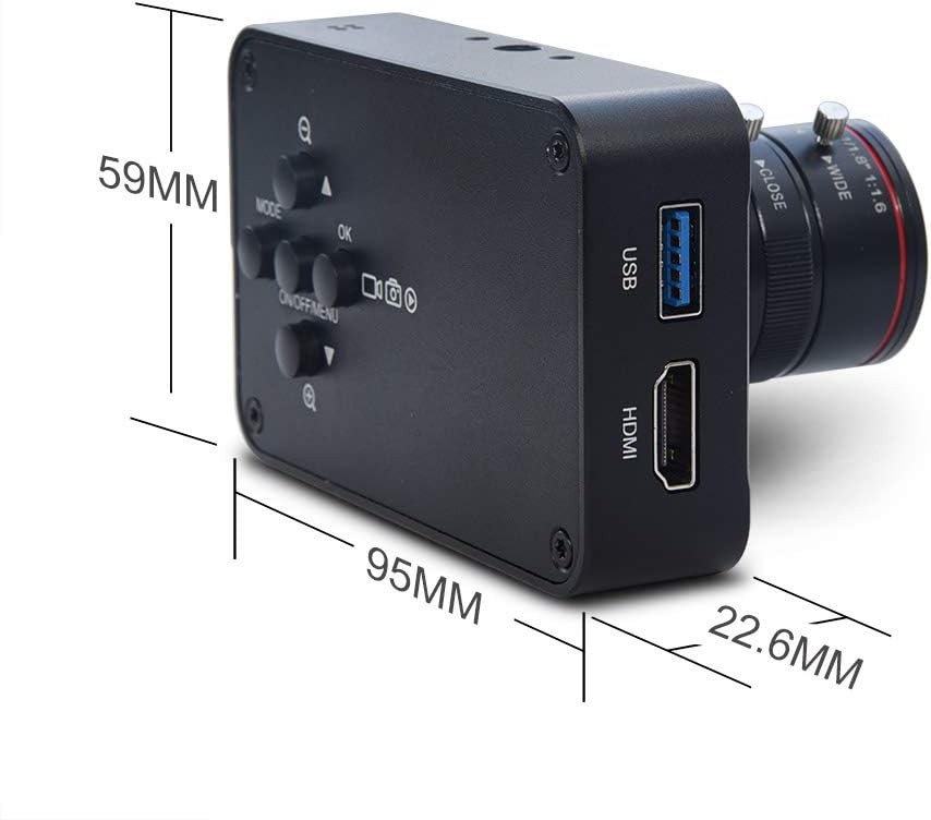 Cámara HDMI de 12 MP 1080P USB HD Streaming Enseñanza, USADO