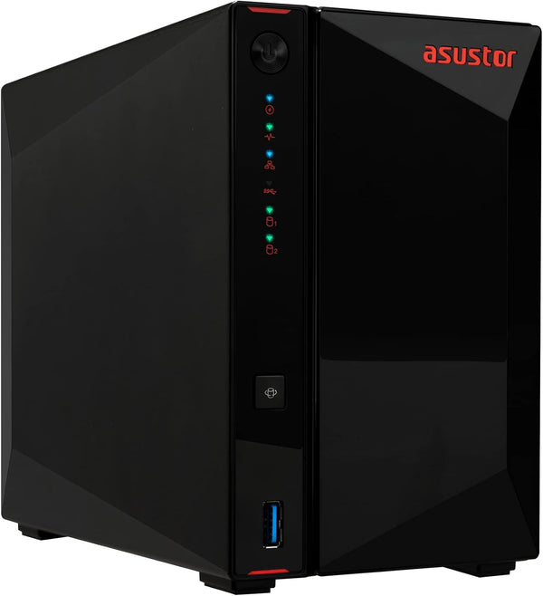 Servidor NAS Asustor AS5202T Dual Core 2.0GHz 2.5GbE Diskless