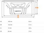 Hertz Audio Sistema de altavoces por componentes DSK 165.3